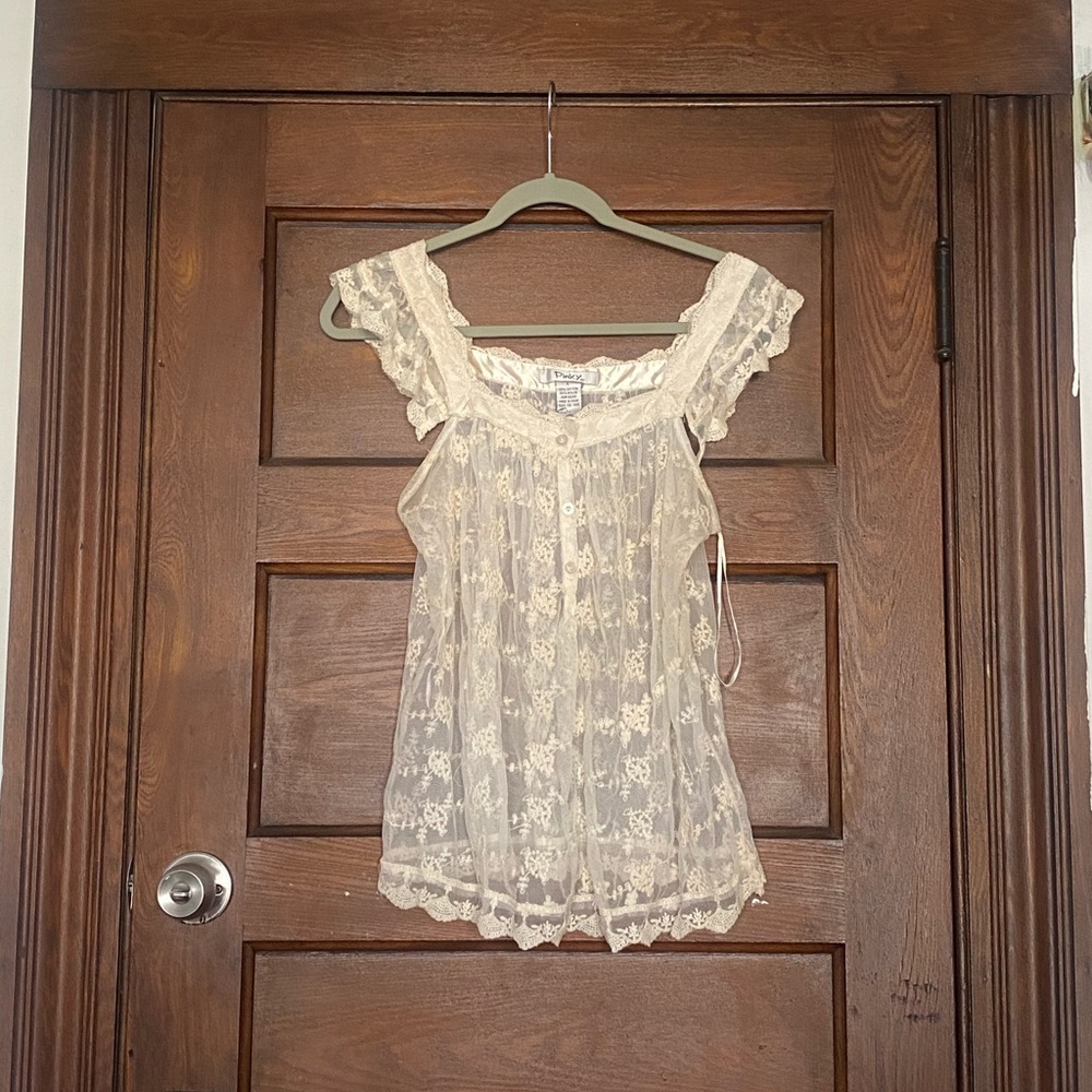 Lace Sheer Top